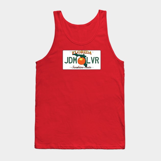 Florida JDM Lover Tank Top by Widmore